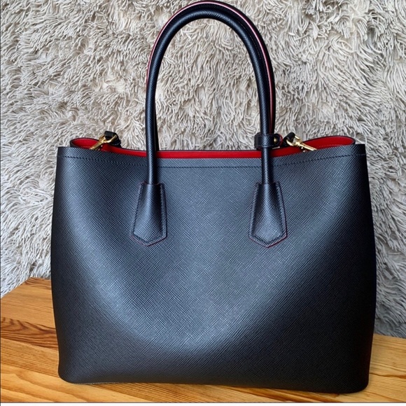Prada saffiano double bag - Picture 3 of 10